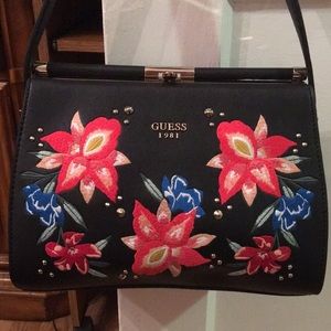 GUESS Floral Small Shoulder Bag